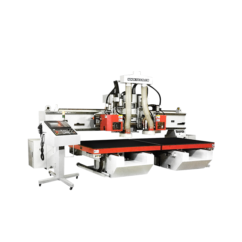 雙刀庫雙臺面CNC